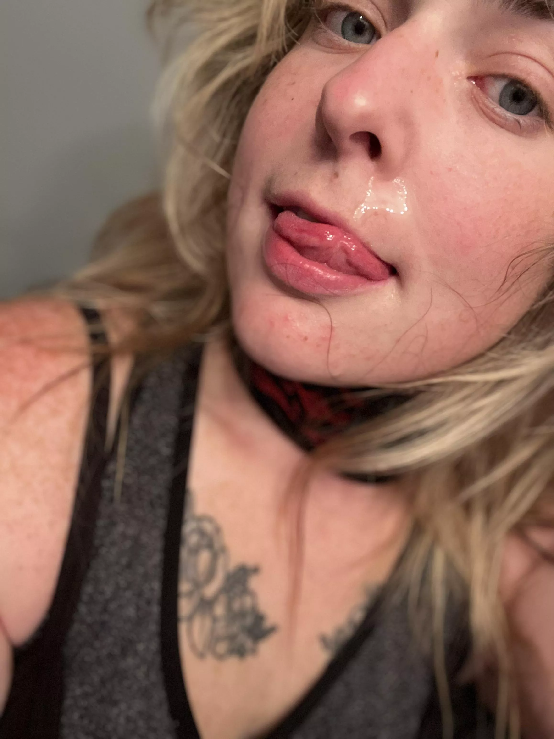 This is just what made it on my face and not in my mouth