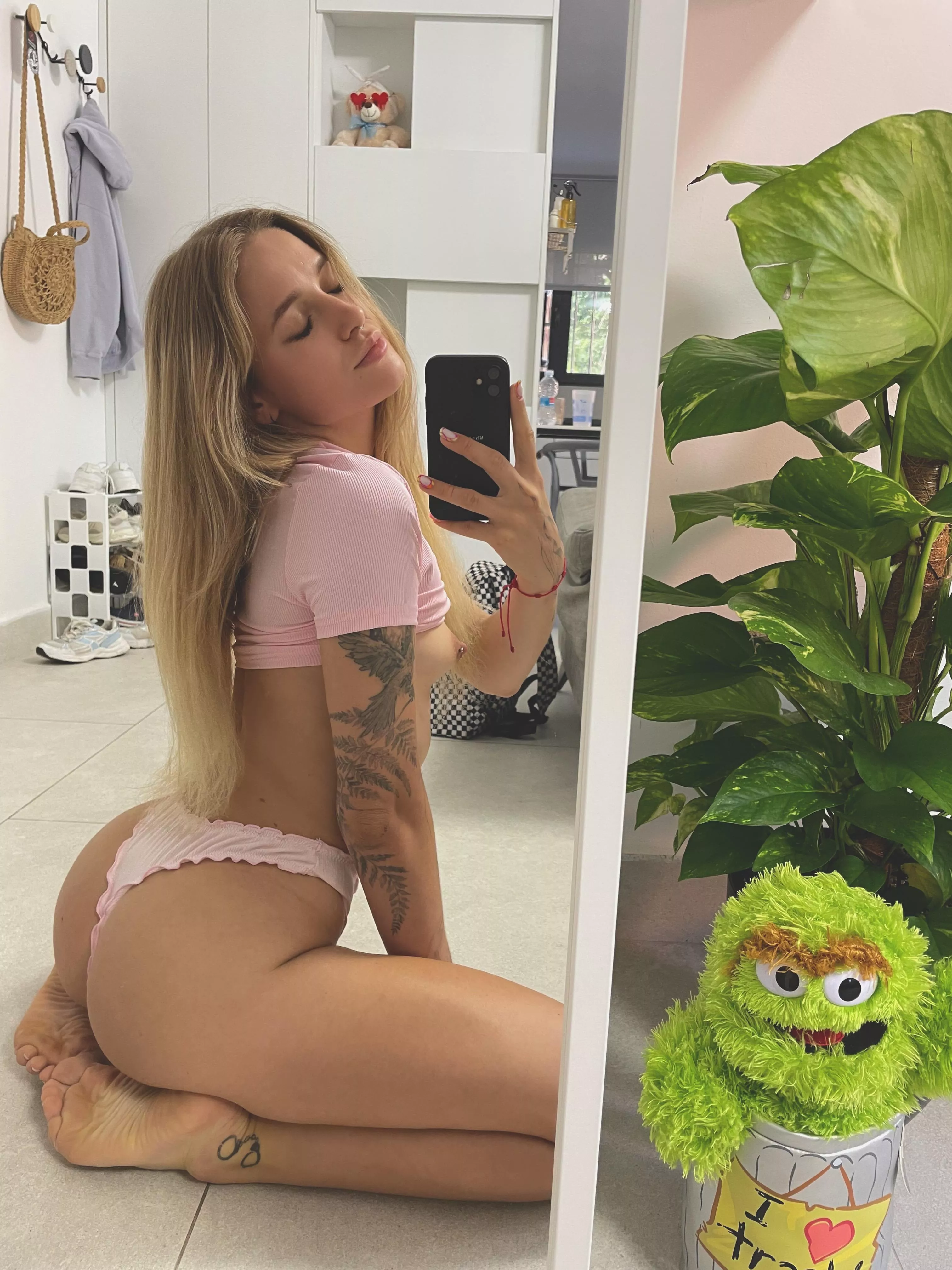 Which one do you want more, my butt or my feet?