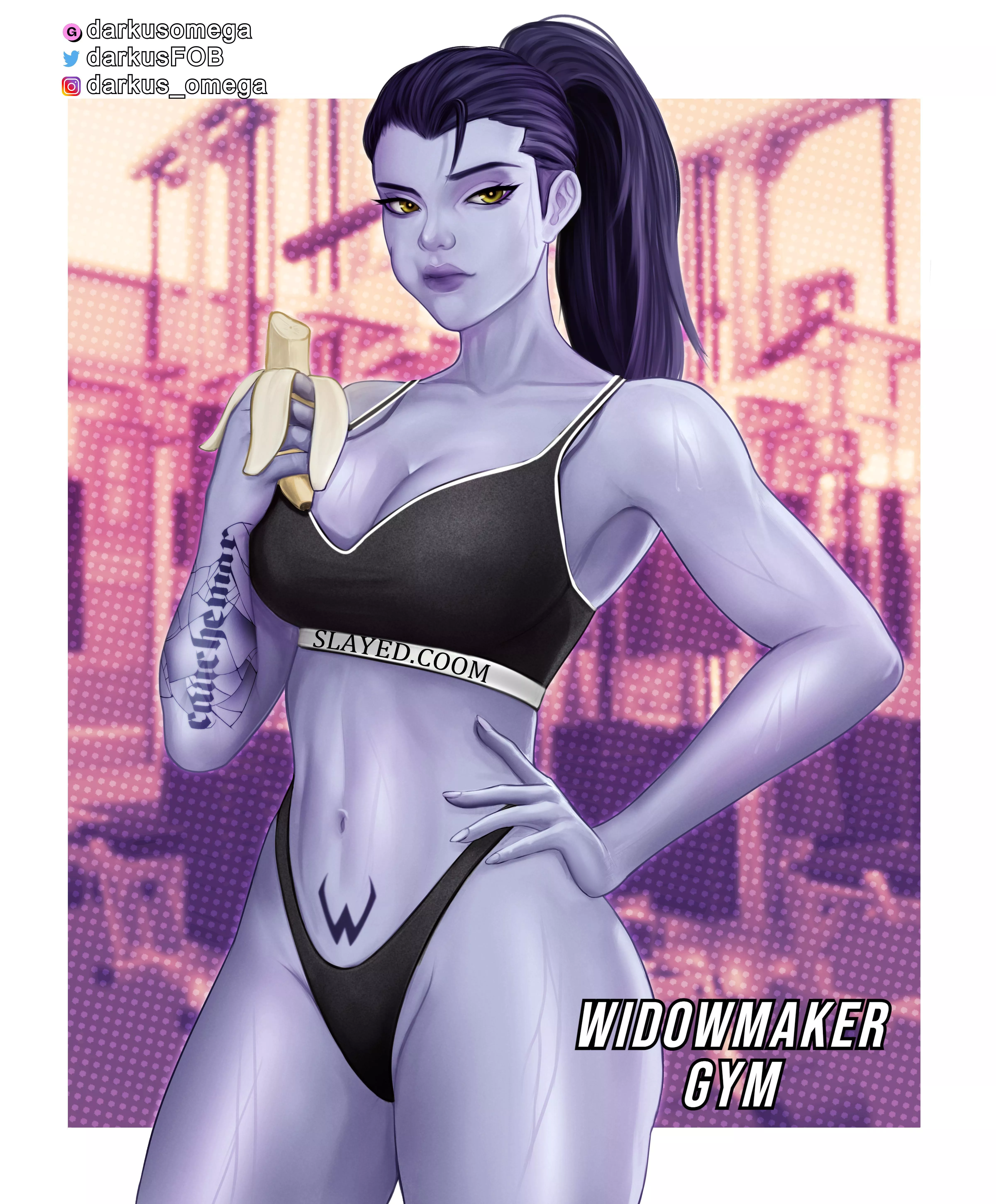 WIDOWMAKER IN THE GYM ( ig: darkus_omega )