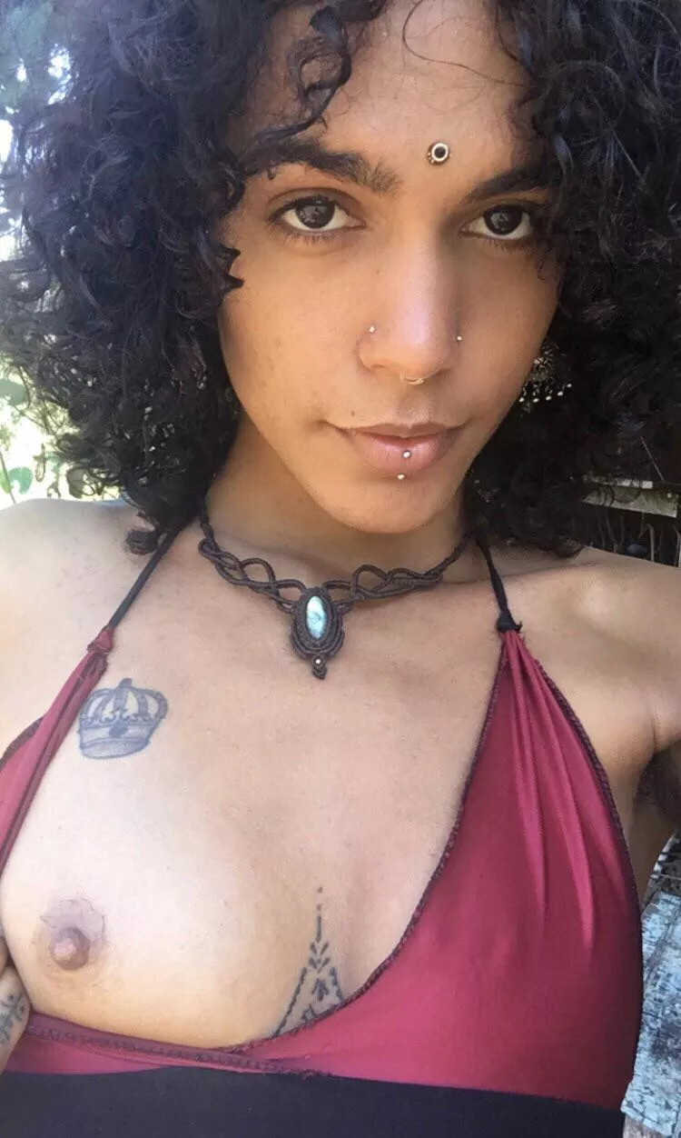 With my self-made protective amulet