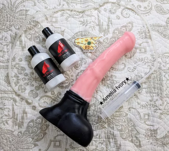 And an extra free cum lube?? Maybe they thought I didn't get enough for a large Chance unflared 😳