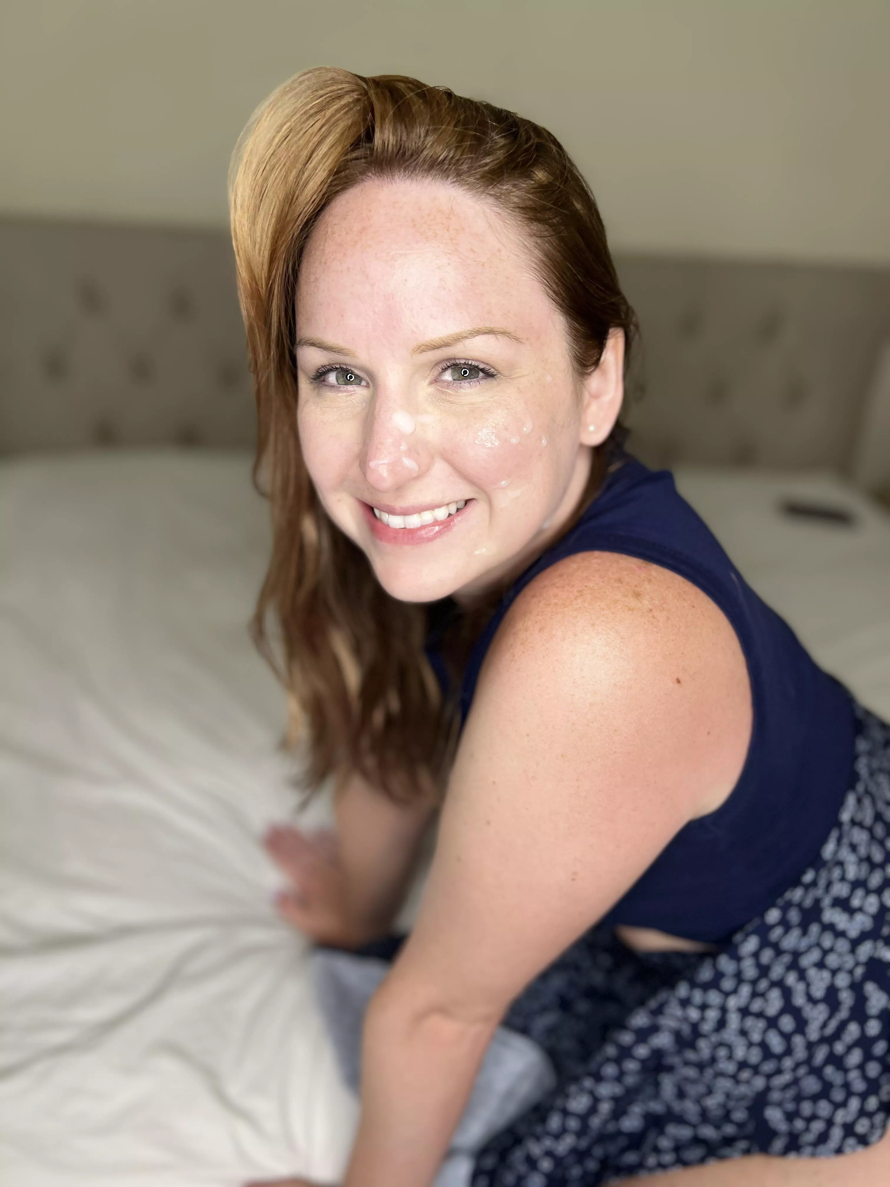 Cum on my face is my happy place