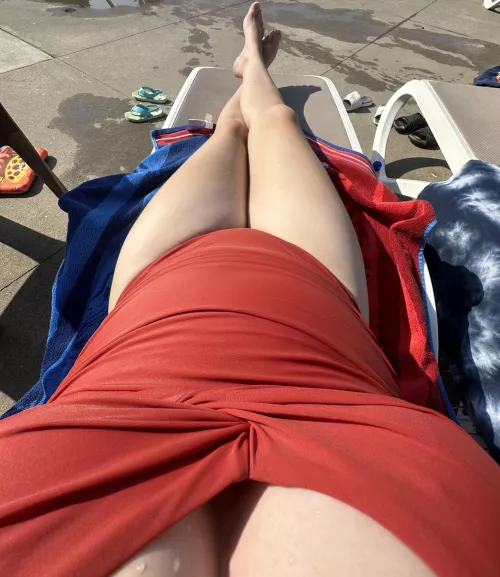 I checking out the dads walking by