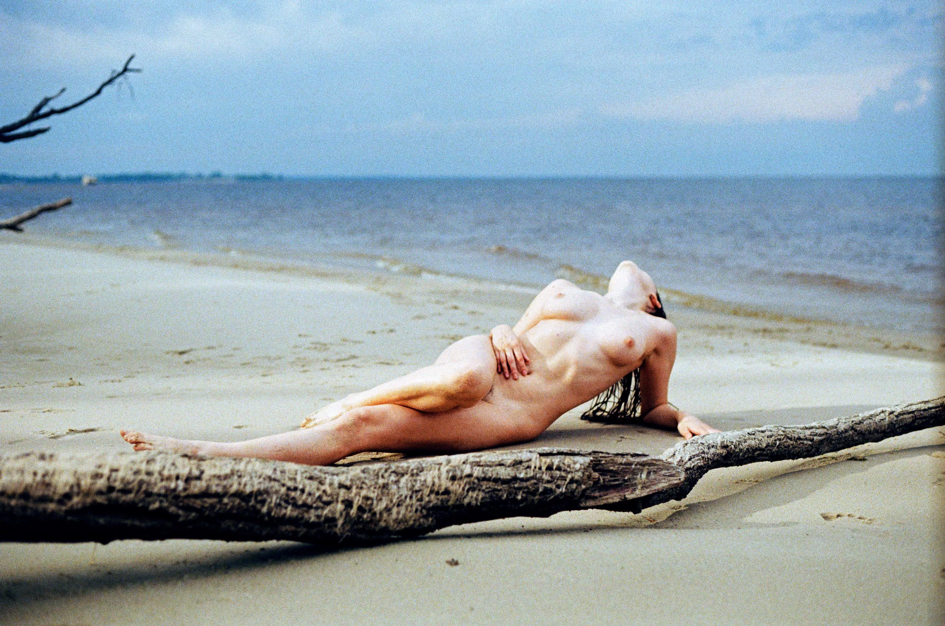 It was amazing shooting on film on the Kyiv sea 🩵