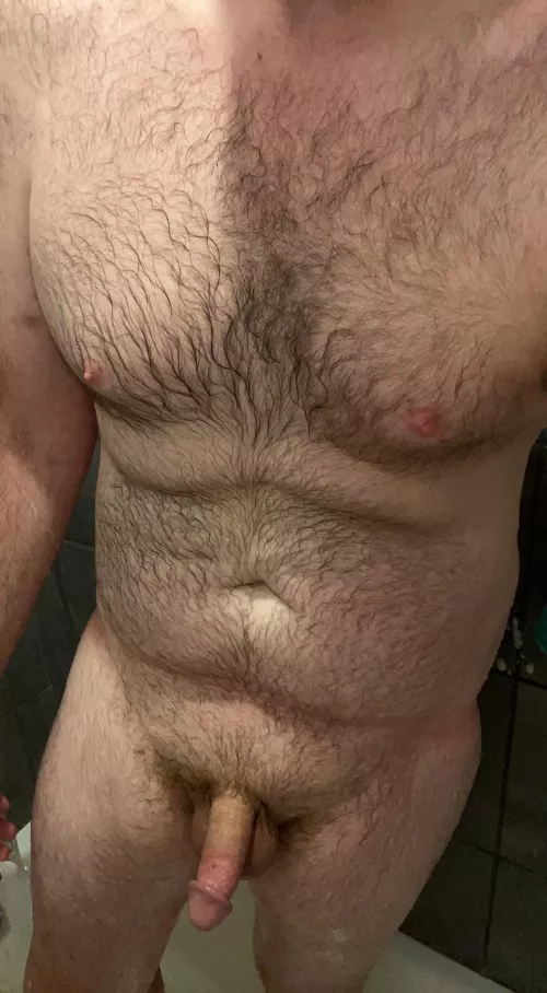 Just keeping the chest hair clean