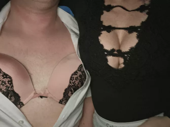 Made hubby dress up like a little sissy girl he is