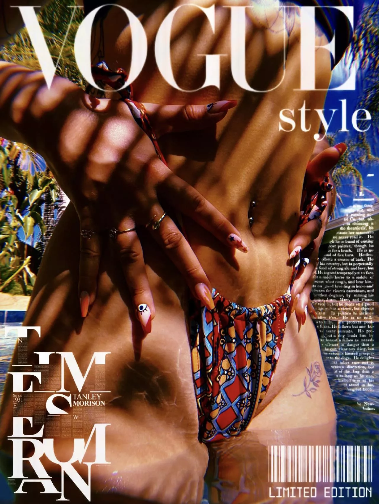 me on a vogue cover, taken & edited by me ❤️‍🔥 one of my top favorites