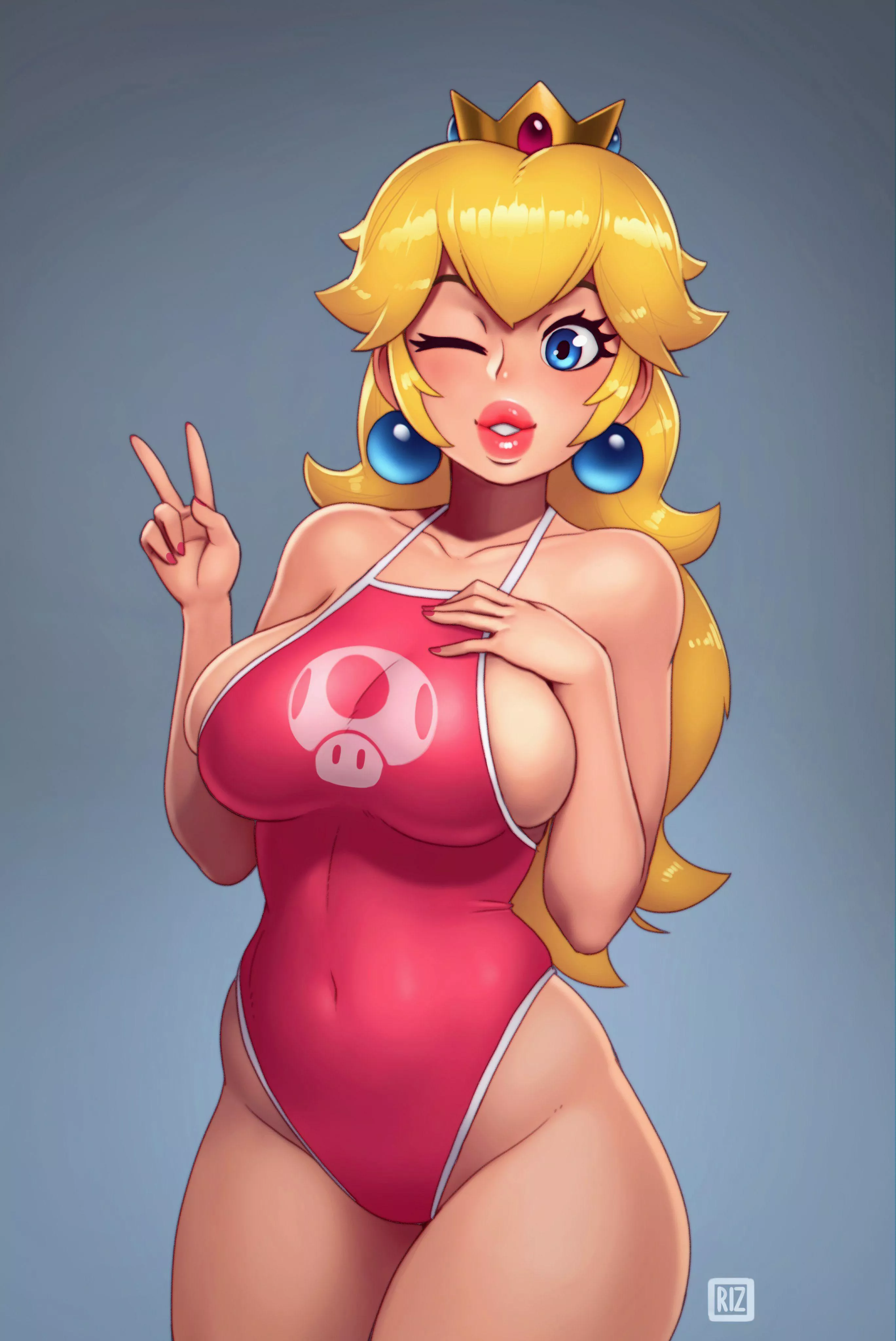 Peach's bathing suit