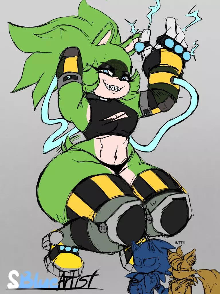 She's ready for her rematch with Sonic (@SnowyBlue1)