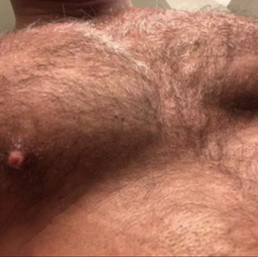 [54] Run your fingers over my chest