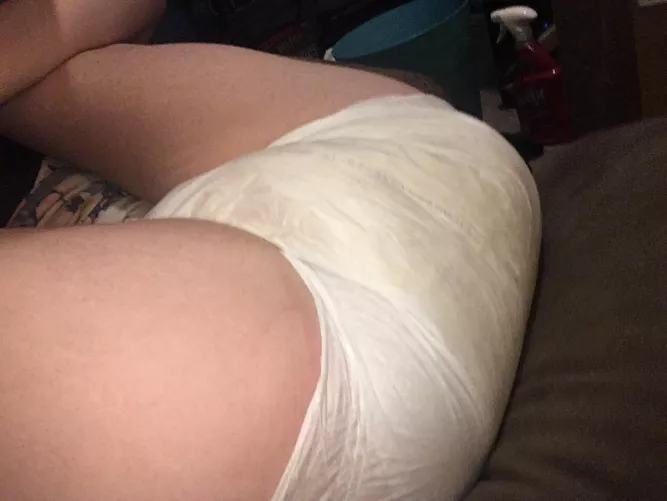 Daddy just put it on and it’s already Soaked! 🙈