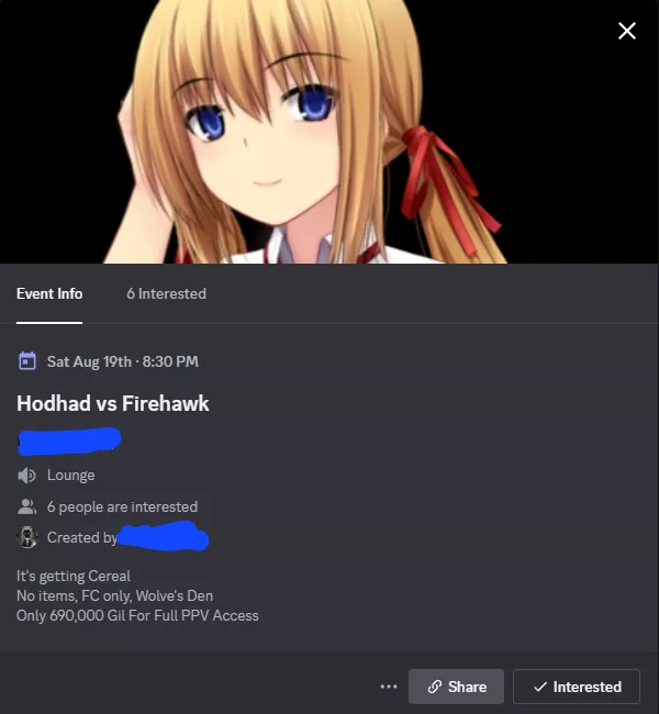 Dueling for Tiffany's Hand