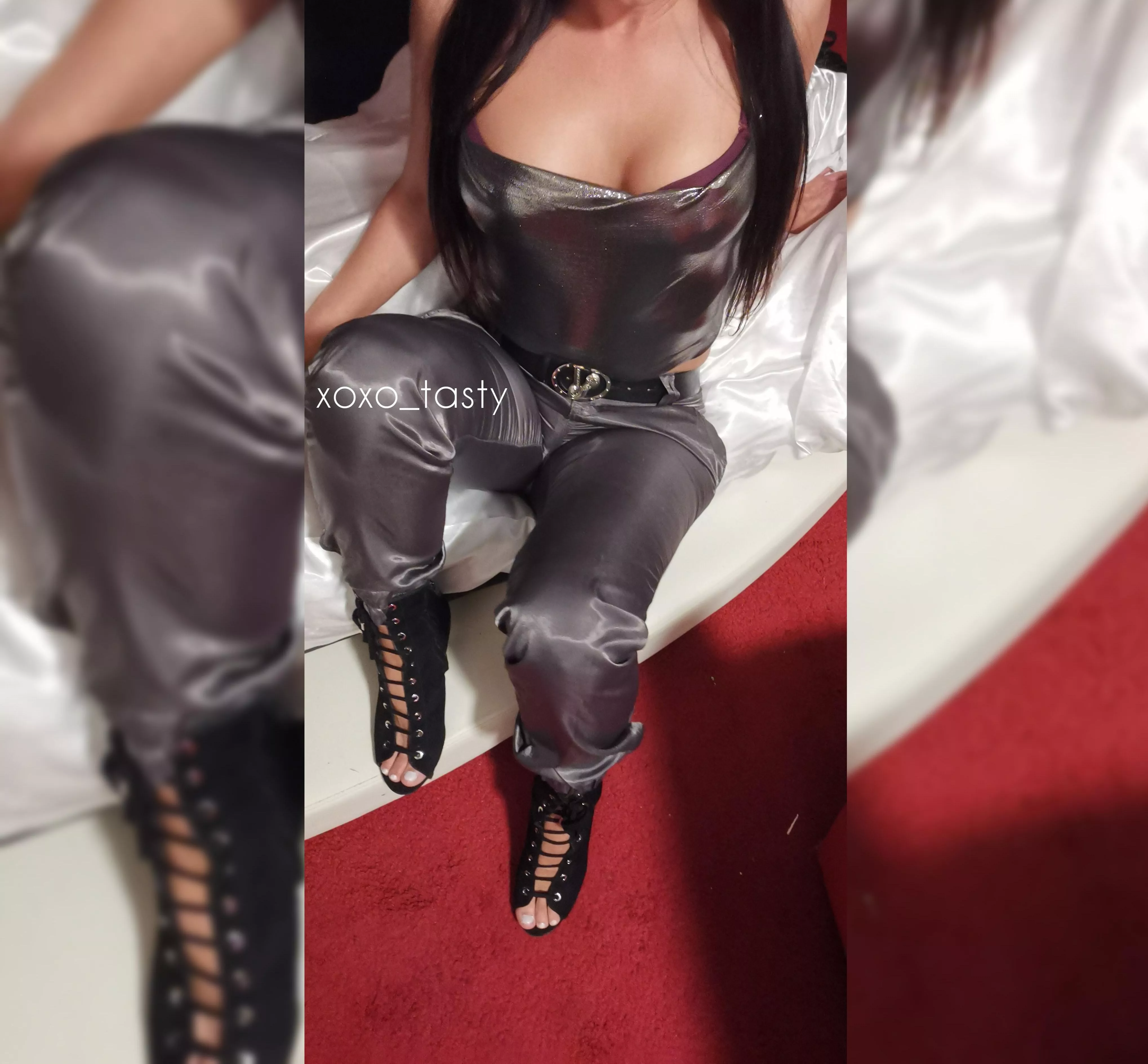 First post here, i just love the straps on these suede heels,don't you? Xx Zoey