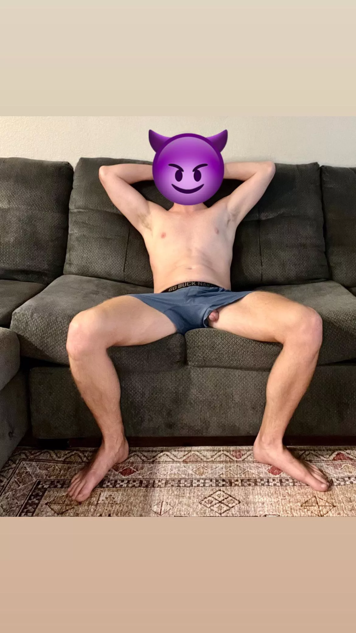 Hot and sweaty after hiking.