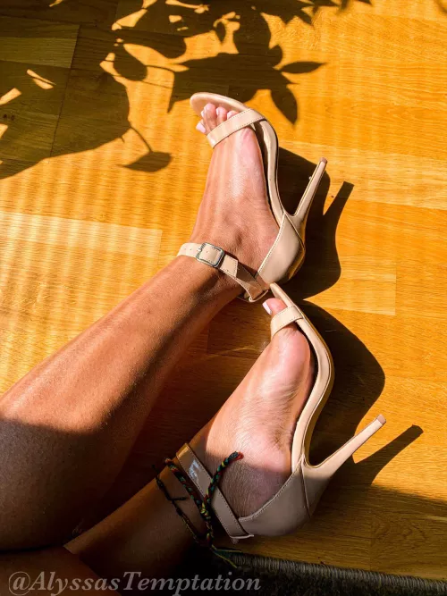 I love showing my heels off!