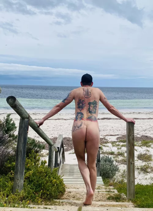 Not really beach weather but definitely naked weather