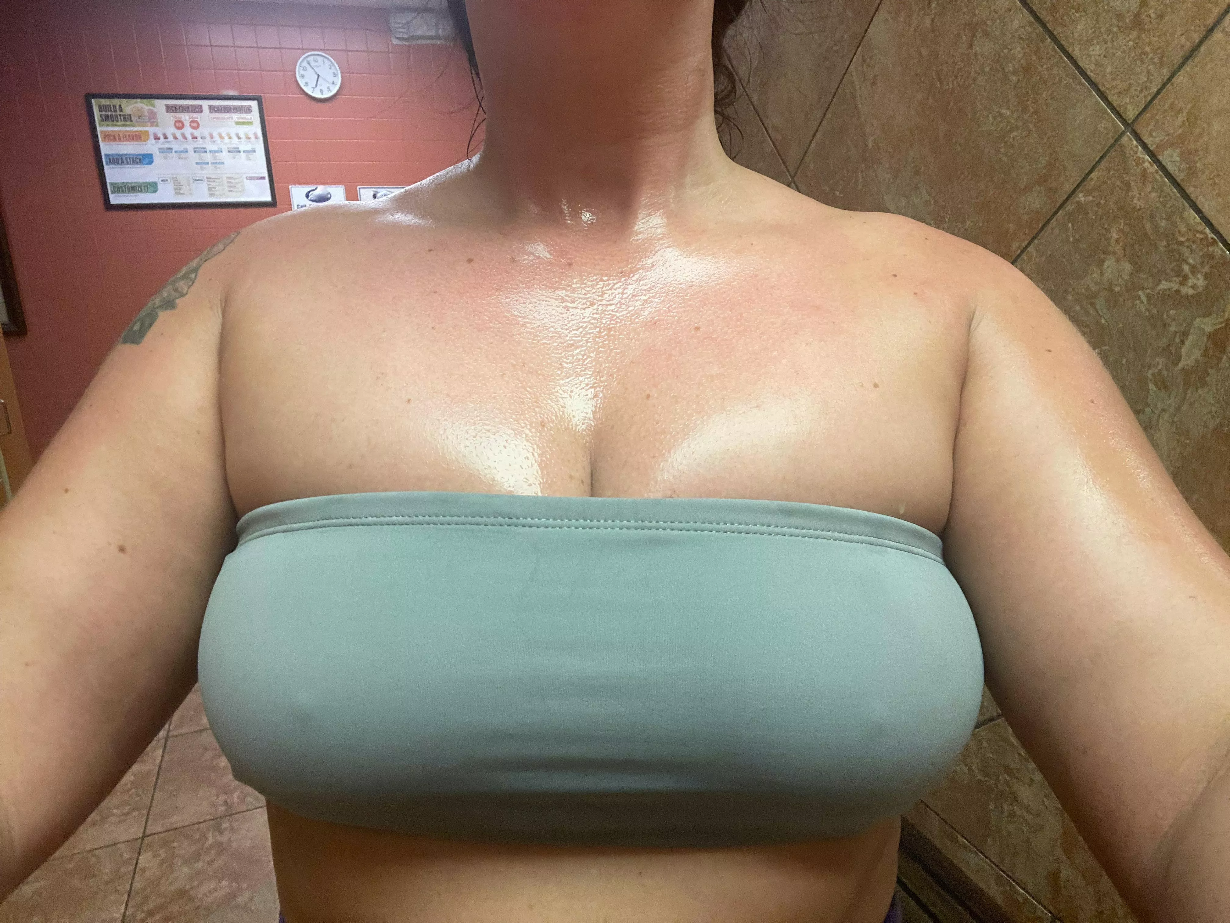 Sweaty titties