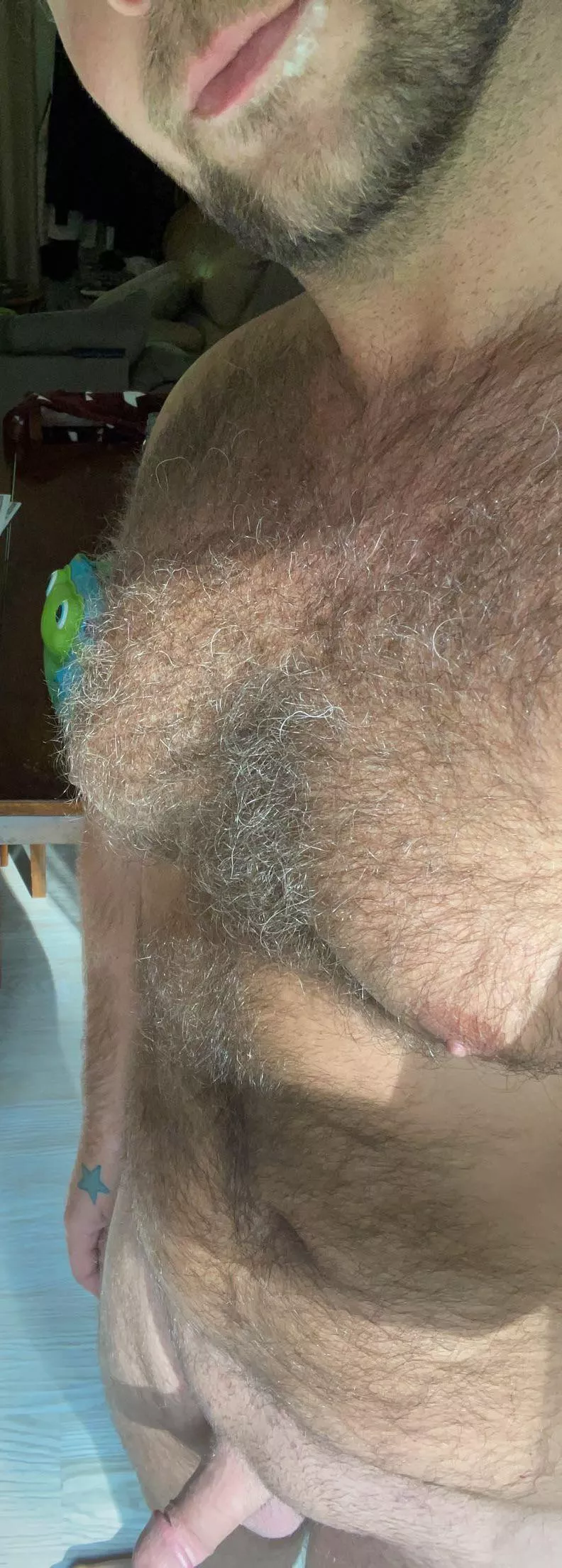 Totally have dried cum on my mouth