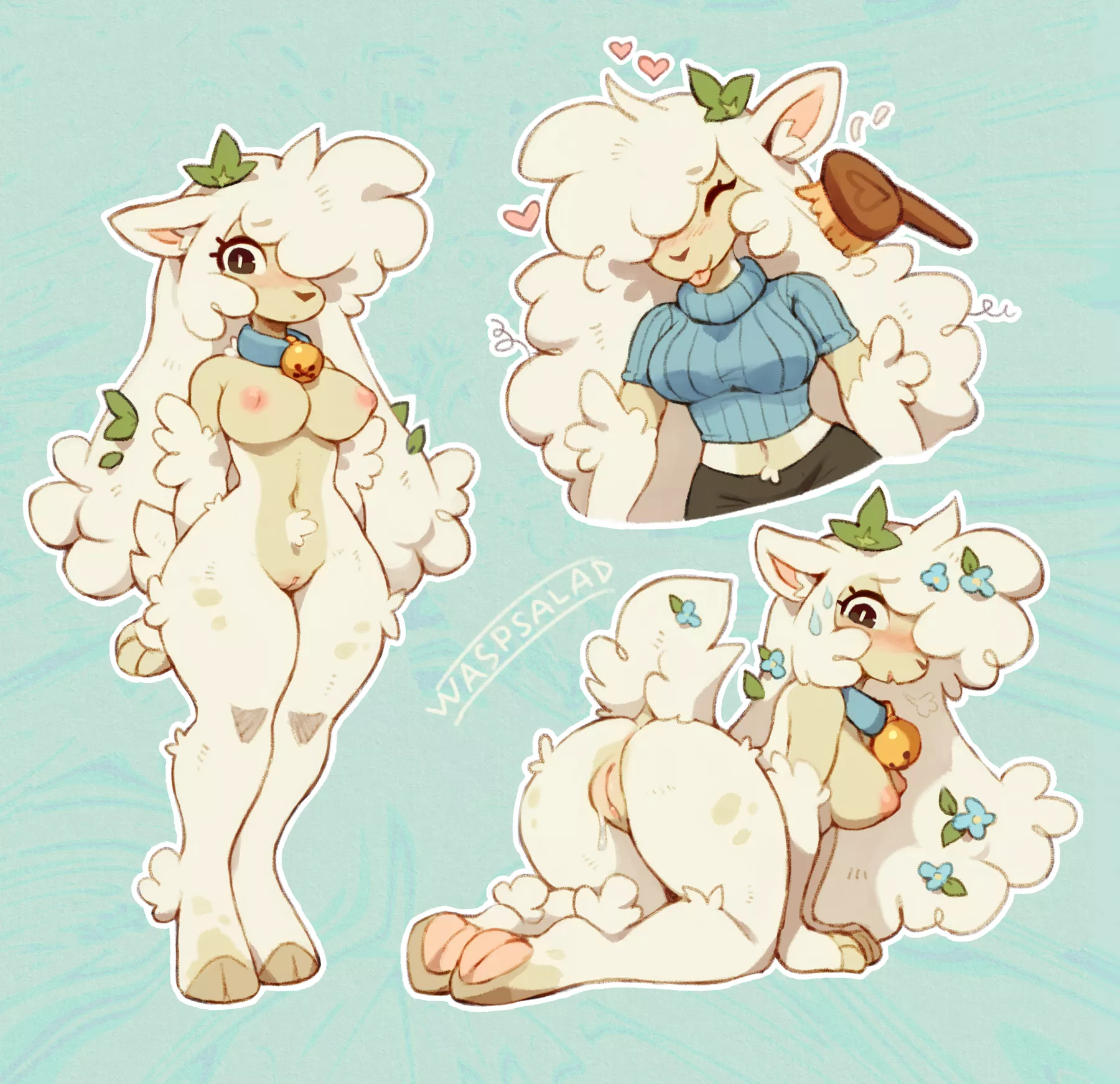 A soft pet sheep! [F] (waspsalad)