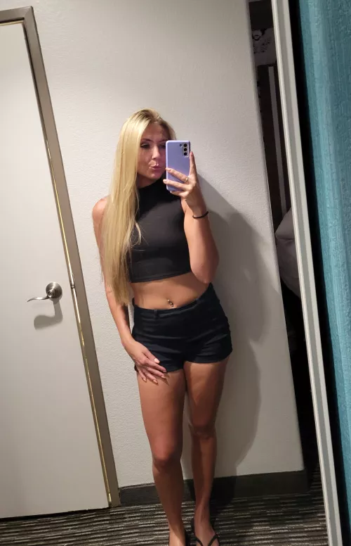 Black is my favorite color to wear