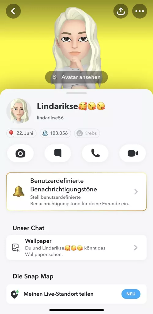 Follow her on Snapchat