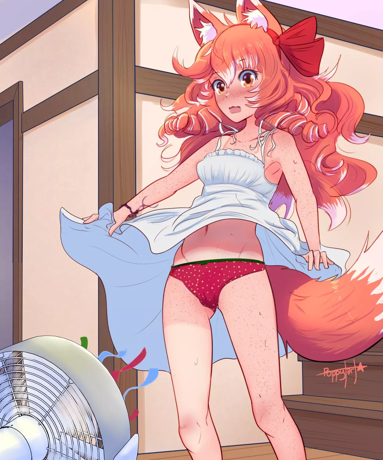 Fox in heat (Artpoppytart)