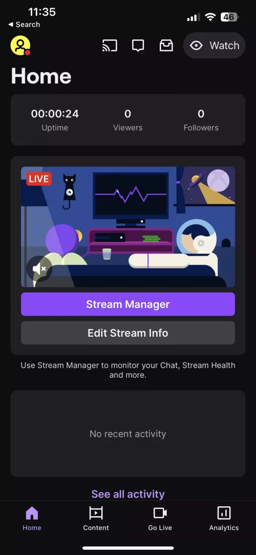Gameplay not showing on stream