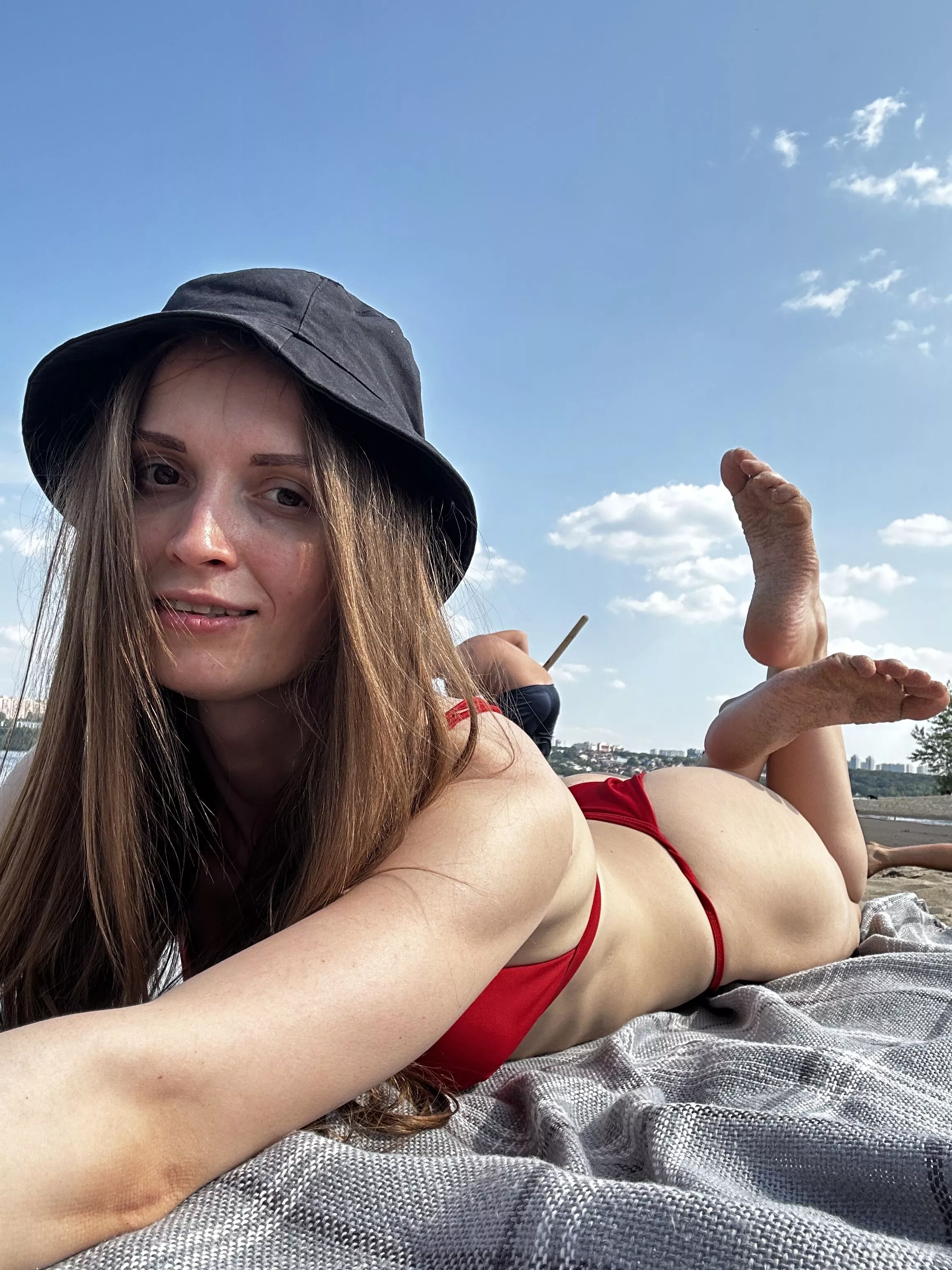 I love it when the sun is hot