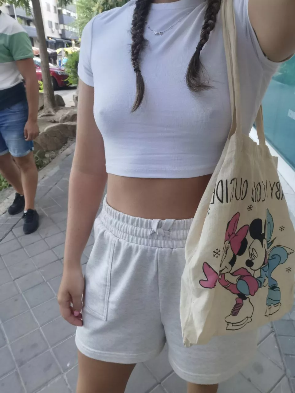 I might get some weird looks but... It's too hot!!