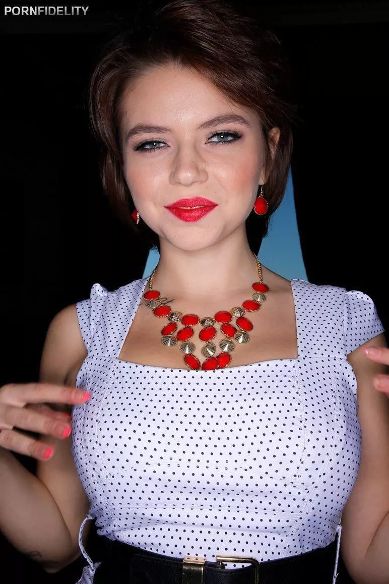 Pretty red lips