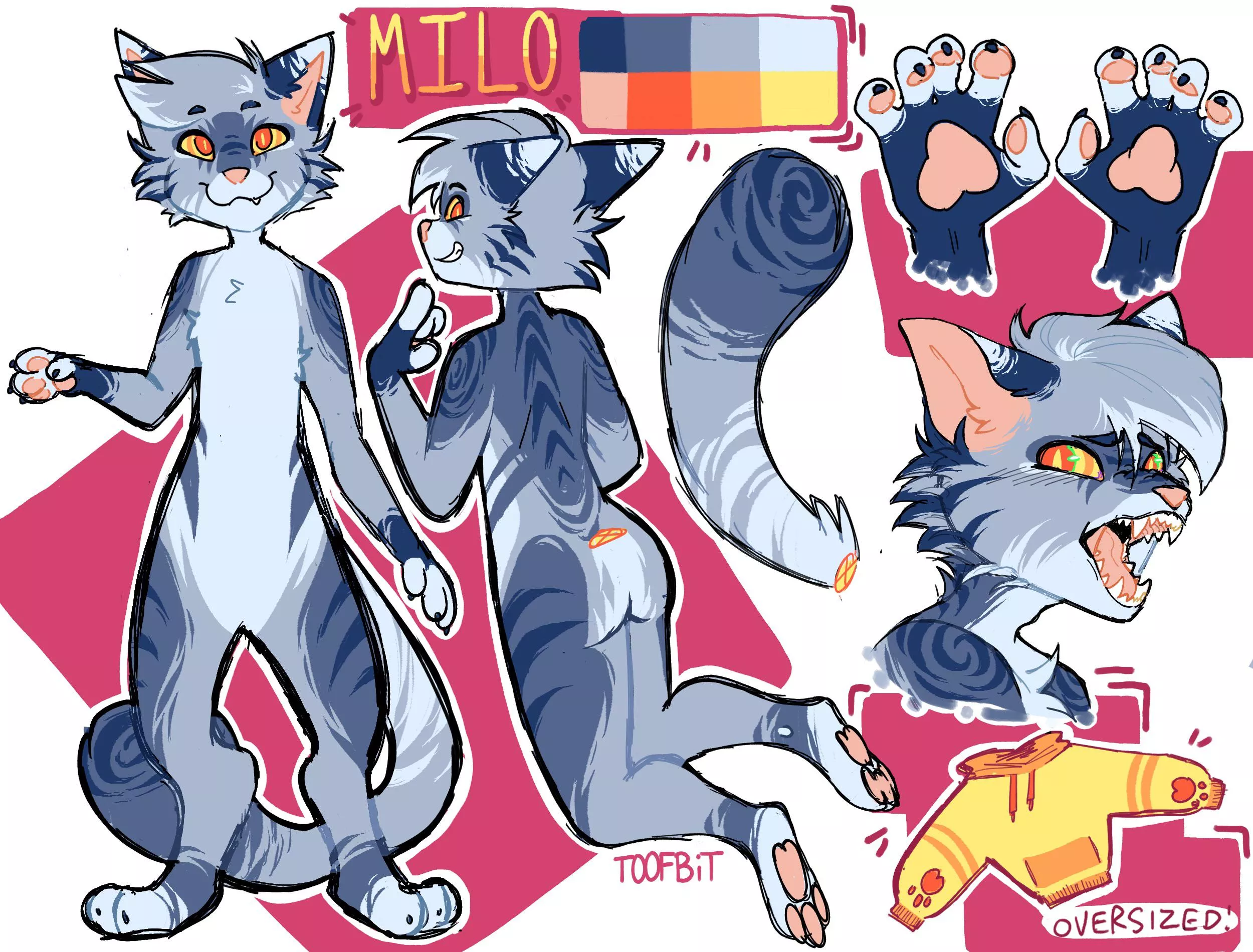 Reference sheet for my boyfren