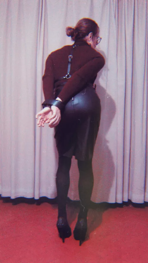 The boss said I won't be screwing up the monthly report if I'm tied up.