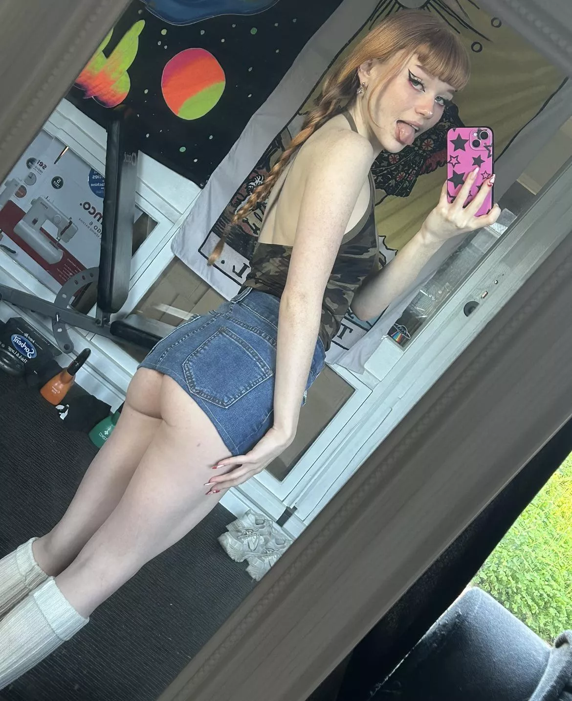 a little booty in a little skirt