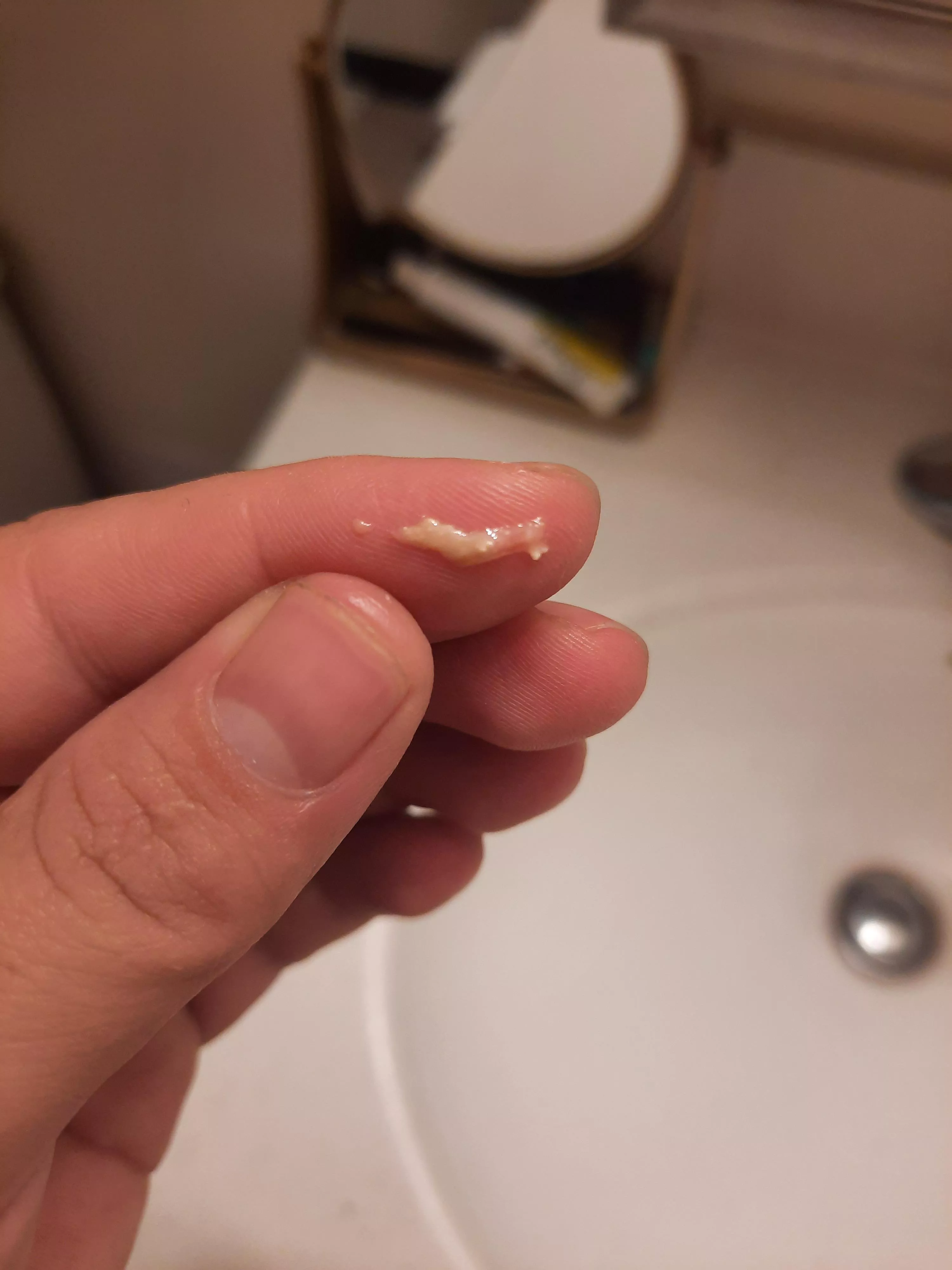 Aftermath of a boil I popped between my legs