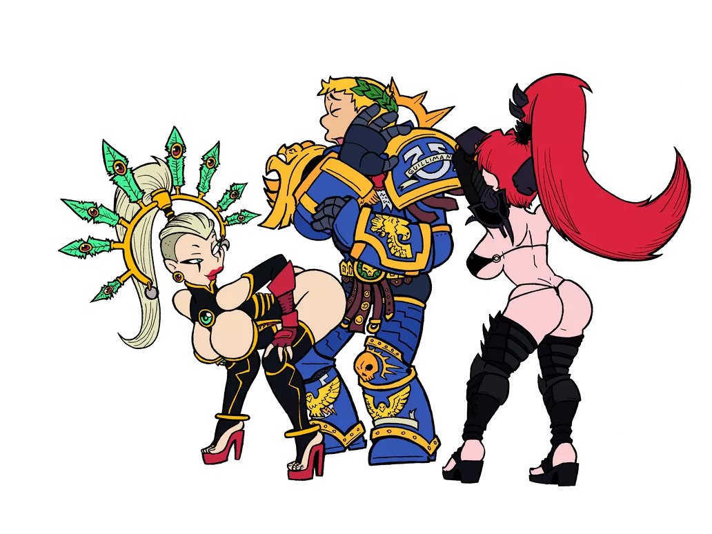 Alien elves temptation.