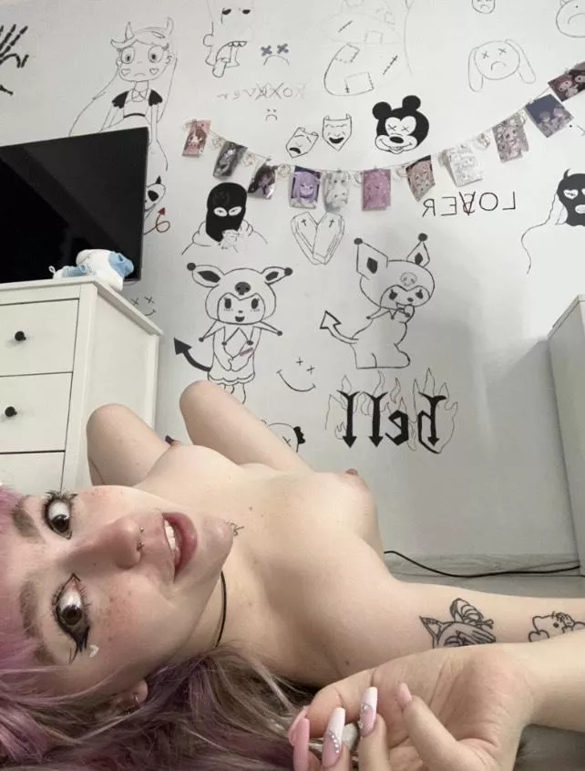 Can I be your personal neon haired fuckdoll?