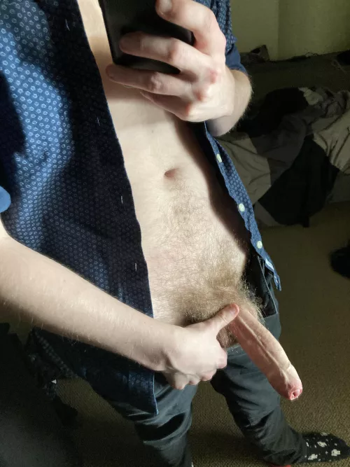 Couldn’t wait to get to get undressed after work