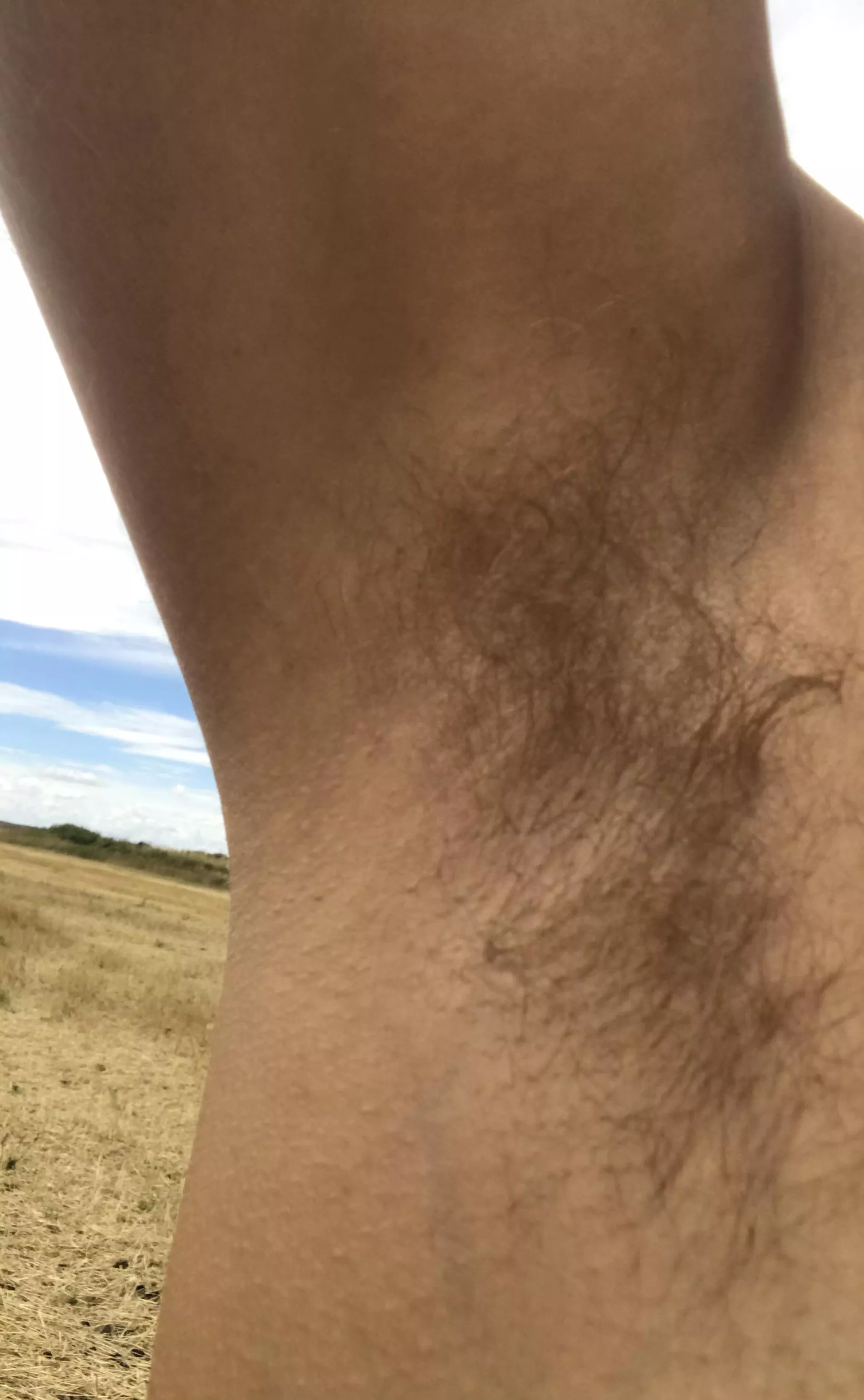 Definitely is sweaty