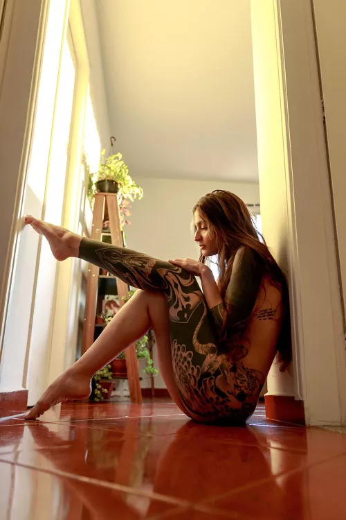 Enjoy her fantastic figure