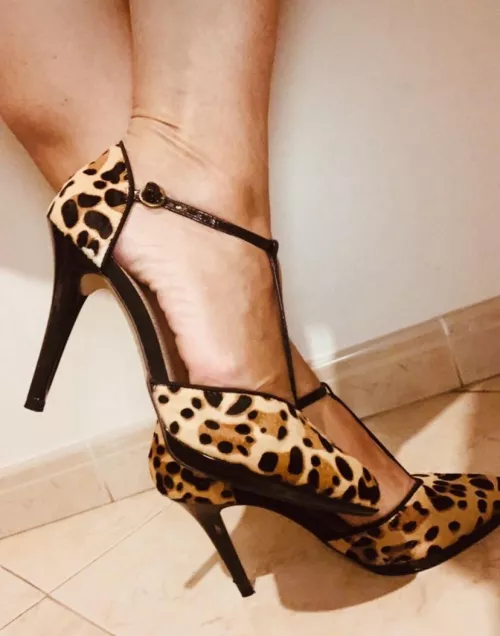 Leopard heels are always hot