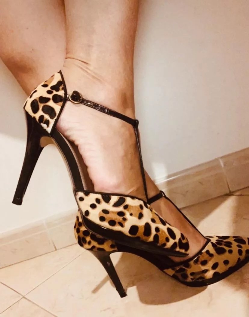 Leopard heels are always hot
