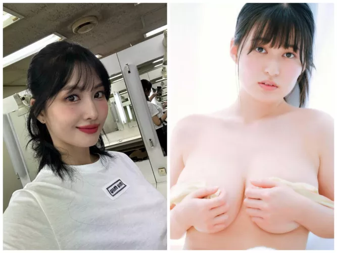 Miri Ichika is the answer to the question what Momo would look like as a thicker gravure idol. Does anyone know a jav lookalike as well?