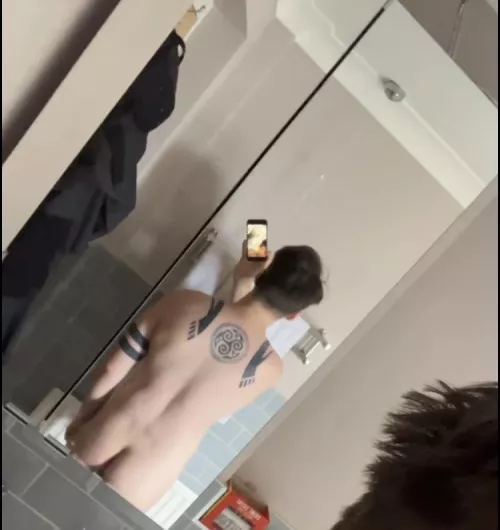 My attempt at getting my ass and back in a mirror shot. hope its a good angle