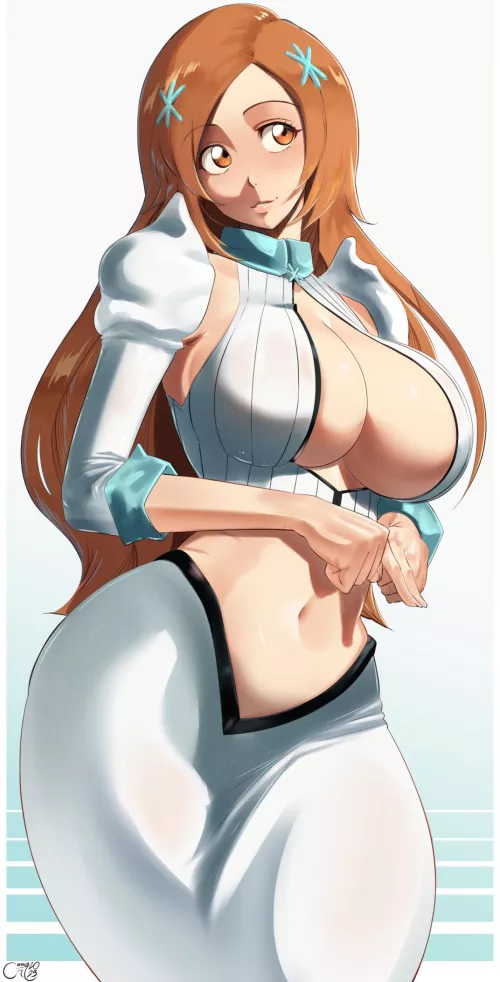 Orihime’s curvy bod (CastellDigital) [Bleach]