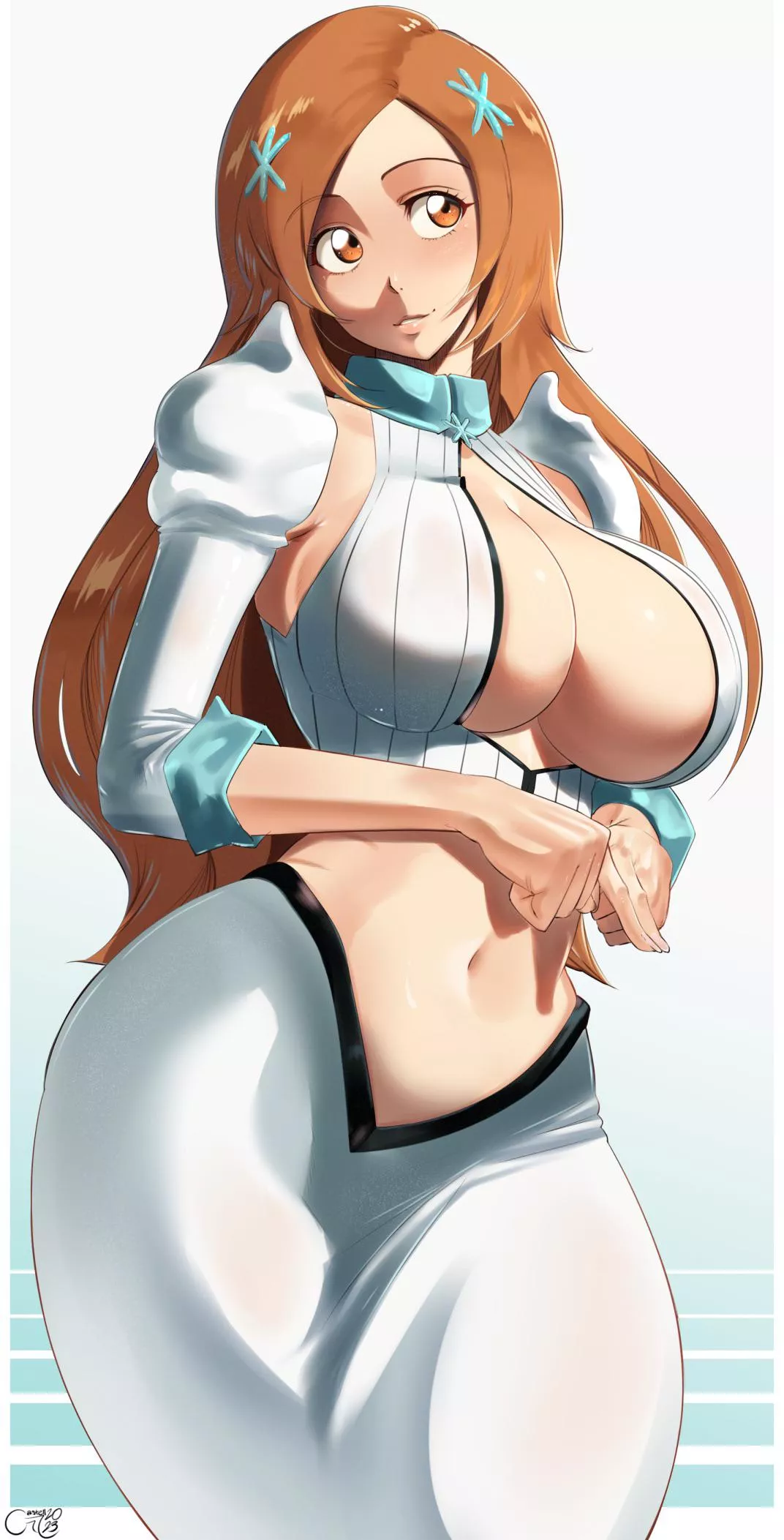 Orihime’s curvy bod (CastellDigital) [Bleach]