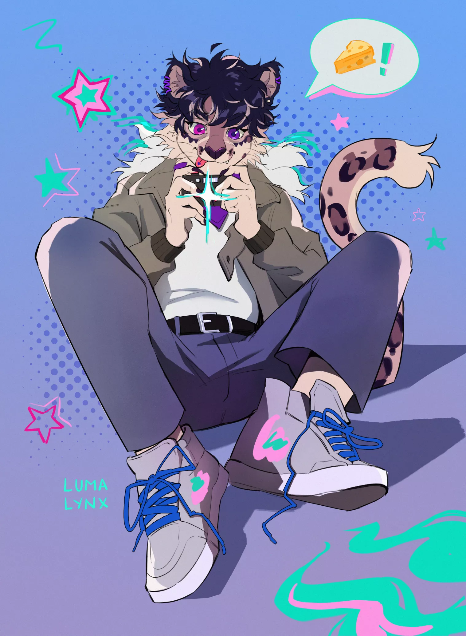 Say Cheese! [Art by me @lumalynxx]