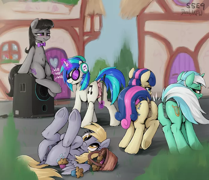 Some good old ponyville lesbian orgy (Dosh)