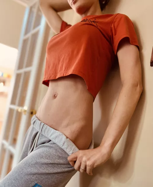 WFH and rolling my sweats like a bad girl