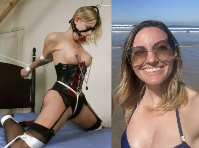 When you show the hot milf that you are her new owner