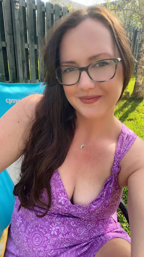 Braless in a comfy dress; heaven